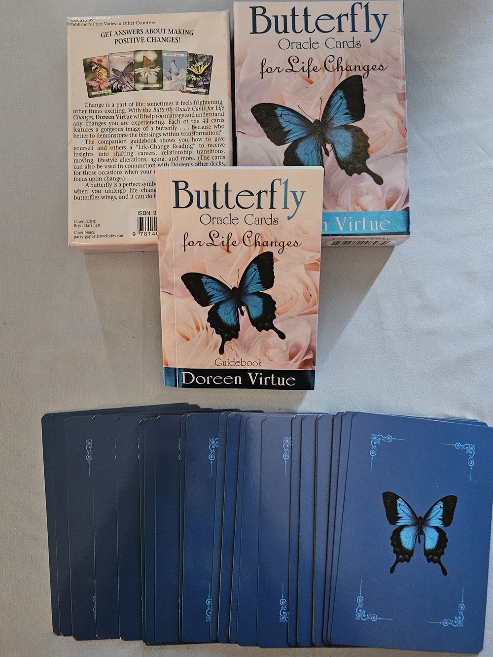 Butterfly Oracle Cards for Life Changes by Doreen Virtue - Blue Butterfly Deck